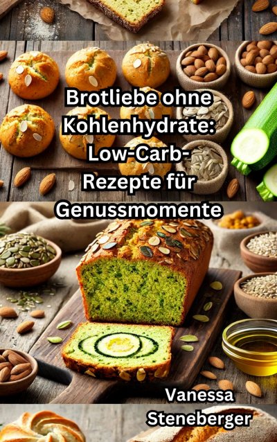 'Cover von Brotliebe ohne Kohlenhydrate: Low-Carb-Rezepte für Genussmomente'-Cover