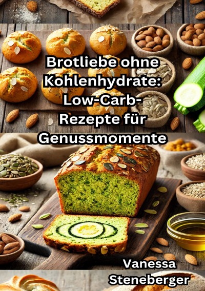 'Cover von Brotliebe ohne Kohlenhydrate: Low-Carb-Rezepte für Genussmomente'-Cover