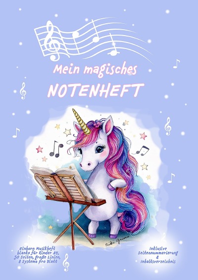'Cover von Mein magisches Notenheft'-Cover