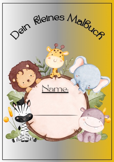 'Cover von Dein kleines Malbuch DIN A5'-Cover