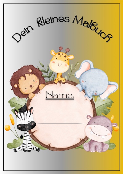 'Cover von Dein kleines Malbuch DINA4'-Cover