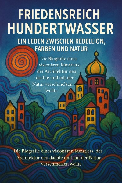'Cover von Friedensreich Hundertwasser – Ein Leben zwischen Farben, Rebellion und Natur'-Cover