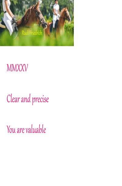 'Cover von Clear and precise'-Cover