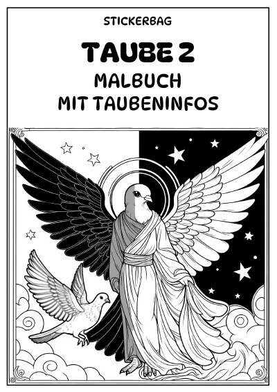 'Cover von Tauben Malbuch 2'-Cover