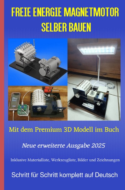 'Cover von Freie Energie Magnetmotor selber bauen Ausgabe 2025'-Cover