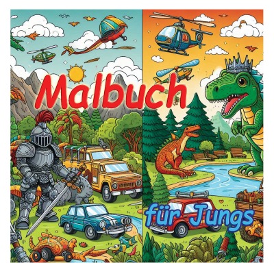 'Cover von Malbuch für Jungs'-Cover