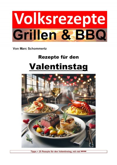 'Cover von Volksrezepte Grillen & BBQ – Rezepte für den Valentinstag'-Cover