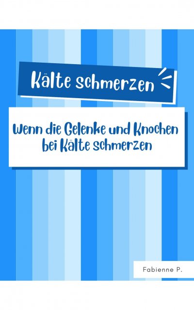 'Cover von Kälte schmerzen'-Cover