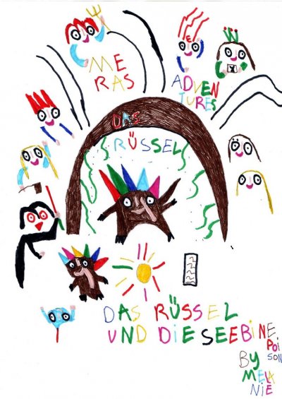 'Cover von Meras Adventures „Das Rüssel“ und „Das Rüssel und die Seebine“ Melanies Kinderbücher'-Cover