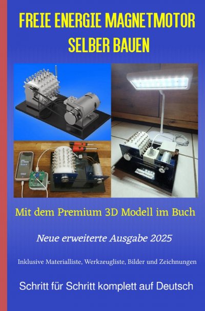 'Cover von Freie Energie Magnetmotor selber bauen Ausgabe 2025'-Cover