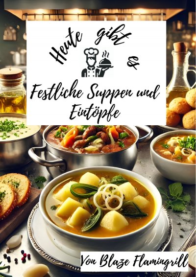 'Cover von Heute gibt es – Festliche Suppen und Eintöpfe für den Winter'-Cover