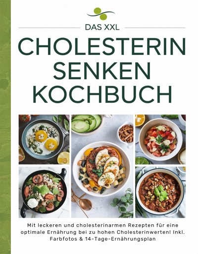 'Cover von Das XXL Cholesterin senken Kochbuch'-Cover