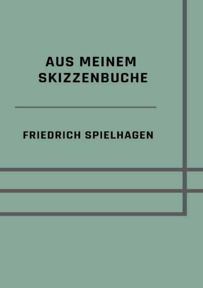 'Cover von Aus meinem  Skizzenbuche'-Cover
