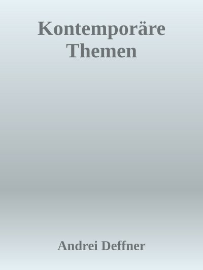 'Cover von Kontemporäre Themen – Digitalisierung'-Cover