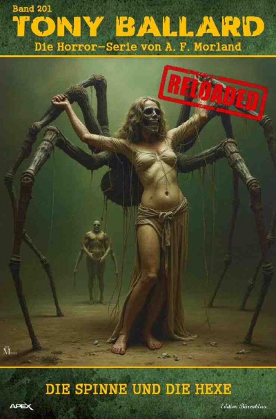 'Cover von Tony Ballard – Reloaded, Band 201: Die Spinne und die Hexe'-Cover