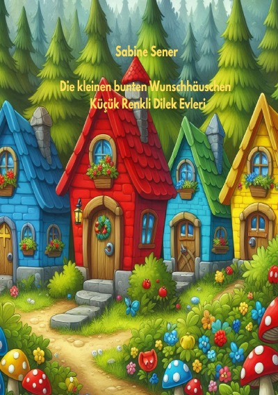 'Cover von Die kleinen bunten Wunschhäuschen / Küçük Renkli Dilek Evleri'-Cover