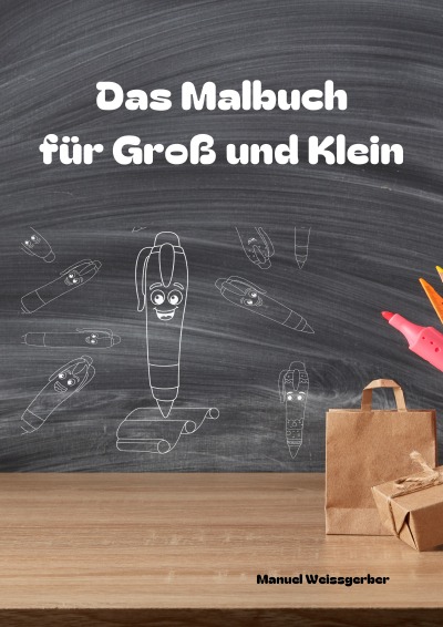 'Cover von Das Malbuch – für Groß und Klein A4'-Cover