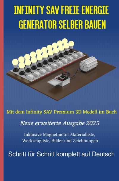 'Cover von Infinity SAV Freie Energie Generator selber bauen'-Cover