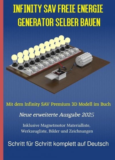 'Cover von Infinity SAV Freie Energie Generator selber bauen'-Cover