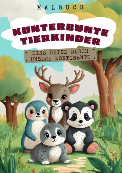 'Cover von Kunterbunte Tierkinder'-Cover