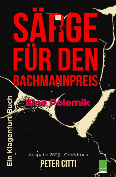'Cover von Särge für den Bachmannpreis-Eine Polemik'-Cover