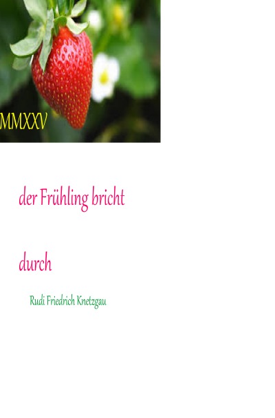 'Cover von der Frühling bricht durch MMXXV'-Cover