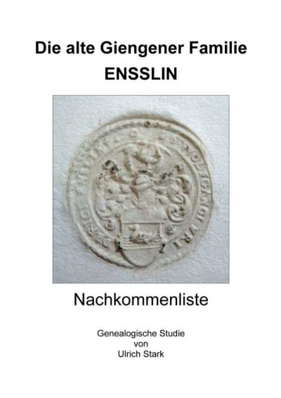 'Cover von Die alte Giengener Familie ENSSLIN'-Cover