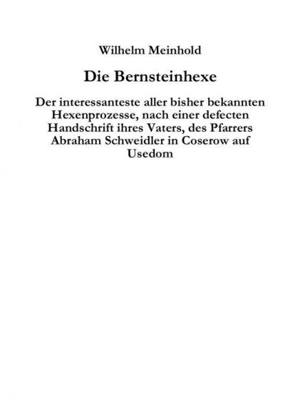 'Cover von Die Bernsteinhexe'-Cover
