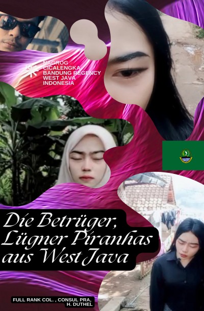 'Cover von Die Betrüger, Lügner Piranhas aus West Java'-Cover