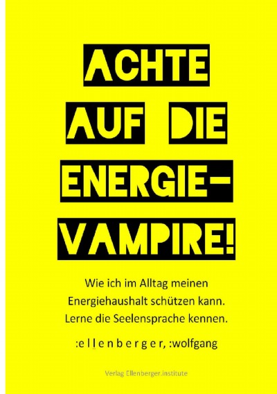 'Cover von Achte auf die Energie-Vampire!'-Cover