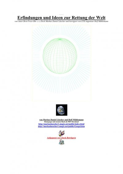 'Cover von Erfindungen und Ideen zur Rettung der Welt'-Cover