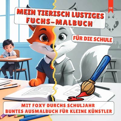 'Cover von MEIN TIERISCH LUSTIGES FUCHS-MALBUCH – Für die Schule'-Cover