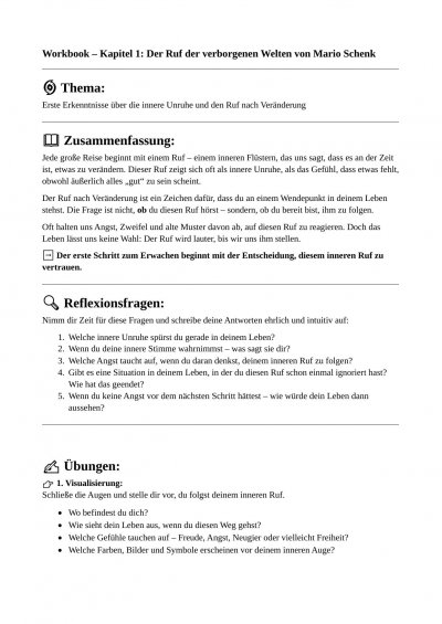 'Cover von „Workbook – Das Arbeitsbuch zum Erwachen der verborgenen Welten“'-Cover