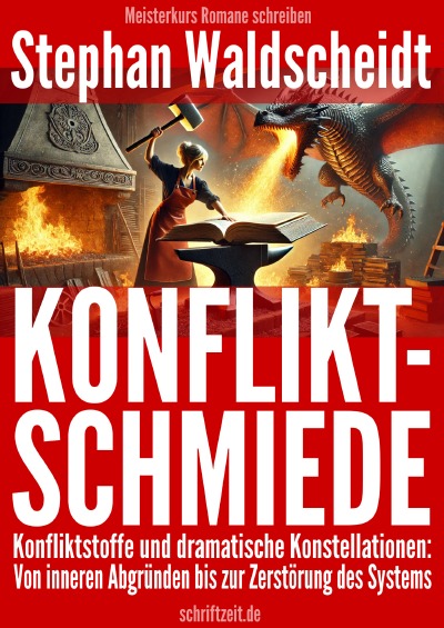 'Cover von KONFLIKTSCHMIEDE: Konfliktstoffe und dramatische Konstellationen: Von inneren Abgründen bis zur Zerstörung des Systems'-Cover