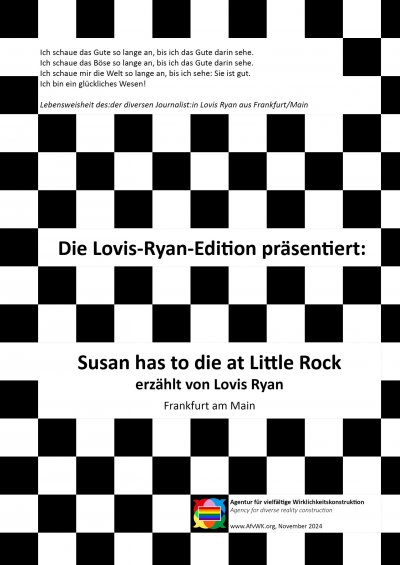 'Cover von Susan has to die at Little Rock – erzählt von Lovis Ryan, Frankfurt am Main'-Cover