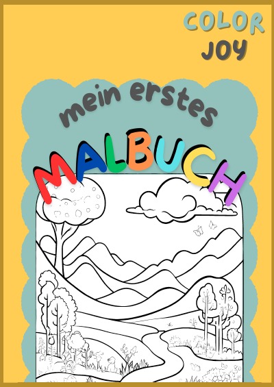 'Cover von Mein erstes Malbuch'-Cover
