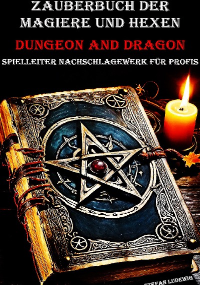 'Cover von Zauberbuch der Magiere und Hexen I Dungeon and Dragon I Spielleiter Nachschlagewerk für Profis'-Cover