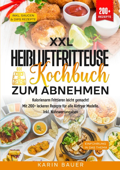 'Cover von XXL Heißluftfritteuse Kochbuch zum Abnehmen'-Cover