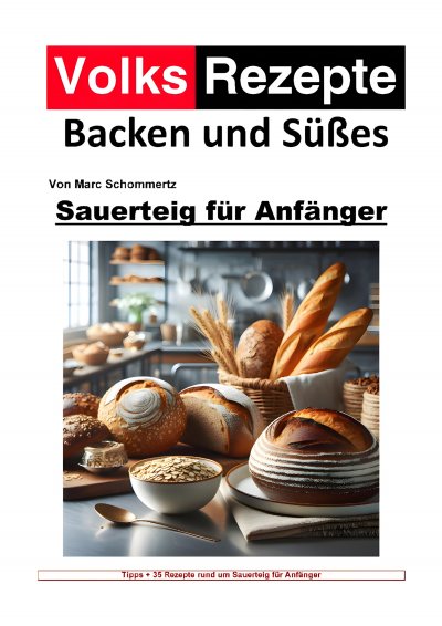 'Cover von Volksrezepte Backen und Süßes – Sauerteig für Anfänger'-Cover