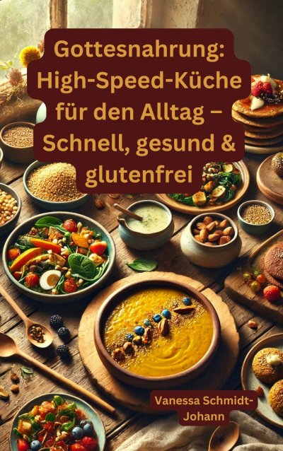 'Cover von Gottesnahrung: High-Speed-Küche für den Alltag – Schnell, gesund & glutenfrei'-Cover