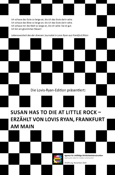 'Cover von Susan has to die at Little Rock – erzählt von Lovis Ryan, Frankfurt am Main'-Cover