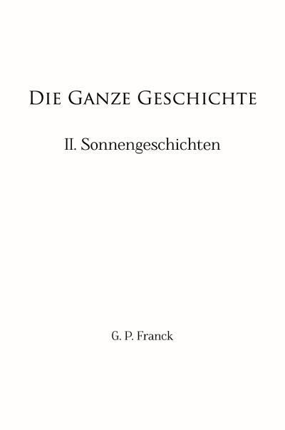 'Cover von Die Ganze Geschichte'-Cover