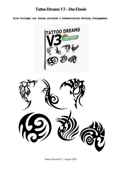 'Cover von Tattoo Dreams V3 – Das Ebook.'-Cover