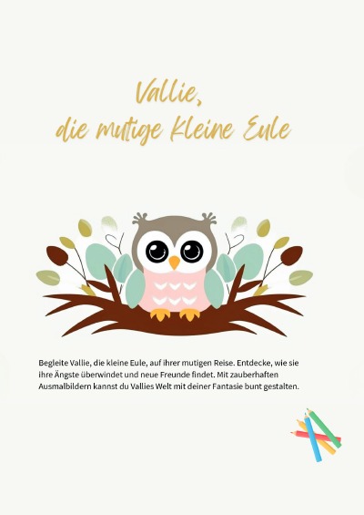 'Cover von Vallie, die mutige kleine Eule'-Cover