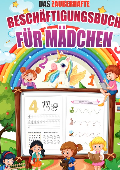 'Cover von Das zauberhafte Beschäftigungsbuch für Mädchen'-Cover
