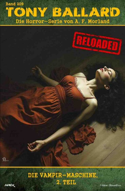 'Cover von Tony Ballard – Reloaded, Band 209: Die Vampir-Maschine, 2. Teil'-Cover