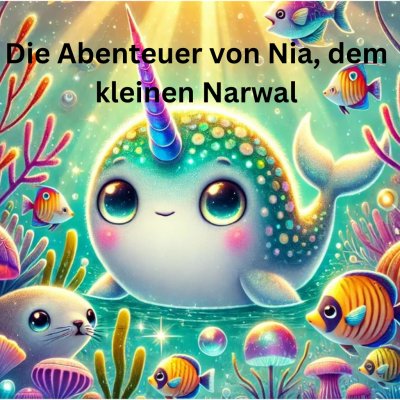 'Cover von Die Abenteuer von Nia, dem kleinen Narwal'-Cover