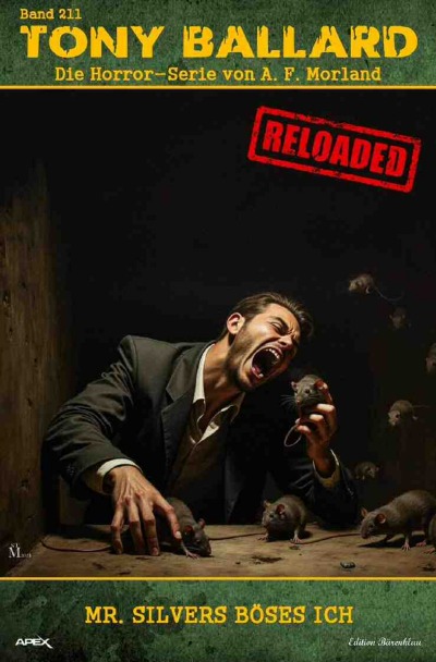 'Cover von Tony Ballard – Reloaded, Band 211: Mr. Silvers böses Ich'-Cover