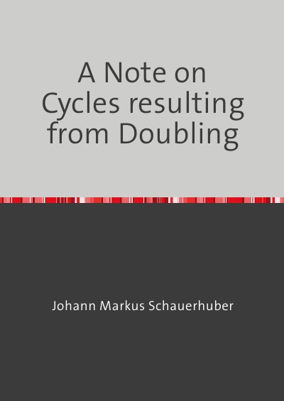 'Cover von A Note on Cycles resulting from Doubling'-Cover