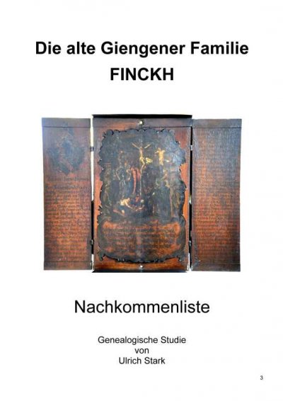 'Cover von Die alte Giengener Familie FINCKH'-Cover